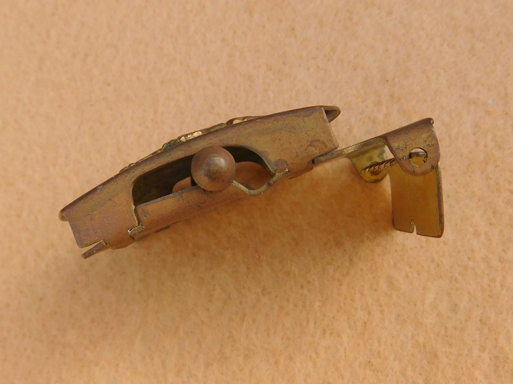 ORIGINAL WWII U.S. ARMY PX BRASS BELT BUCKLE FOR WEB TROUSER BELT