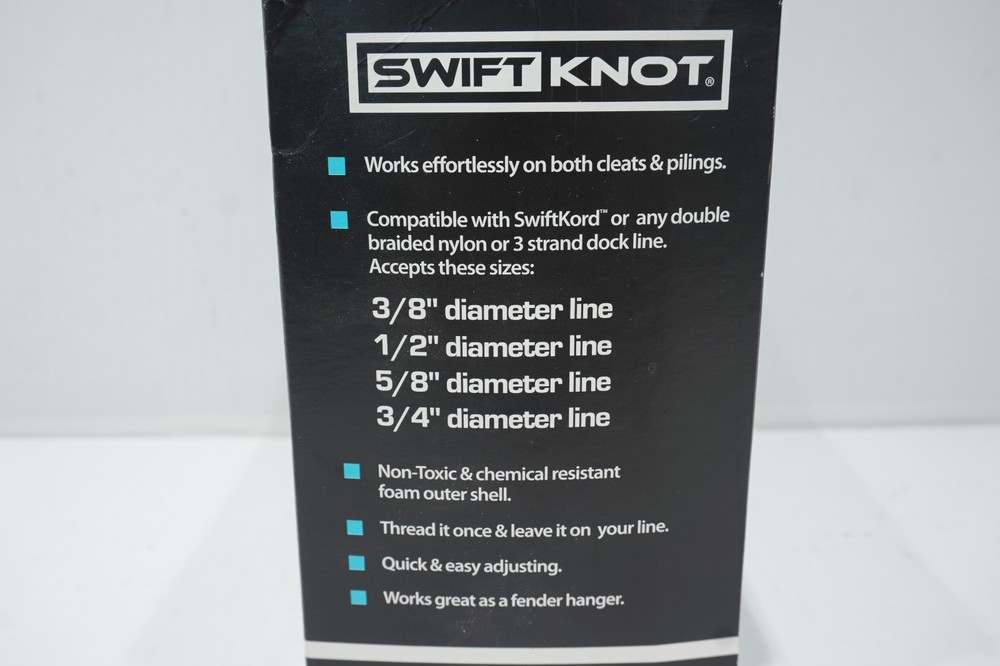 2 - SwiftKnot REPLACEMENT CLEAT HITCH / TEMPORARY & TRANSIENT DOCKING SIZE : L