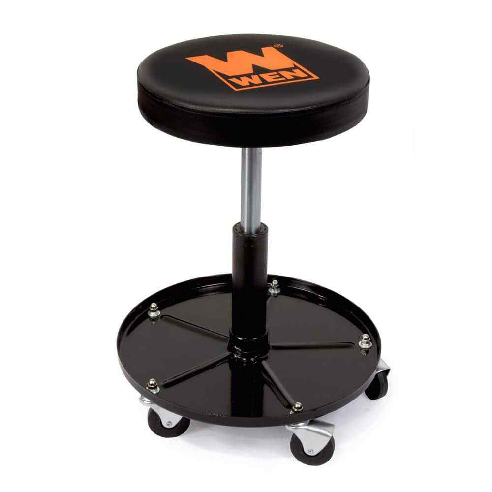 WEN 73012T 300-Pound Capacity Pneumatic Rolling Mechanic Stool