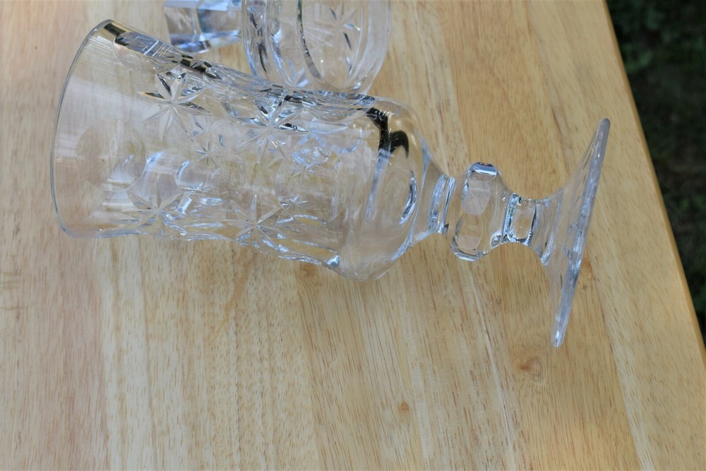 Vintage Crystal Lidded Jar vase