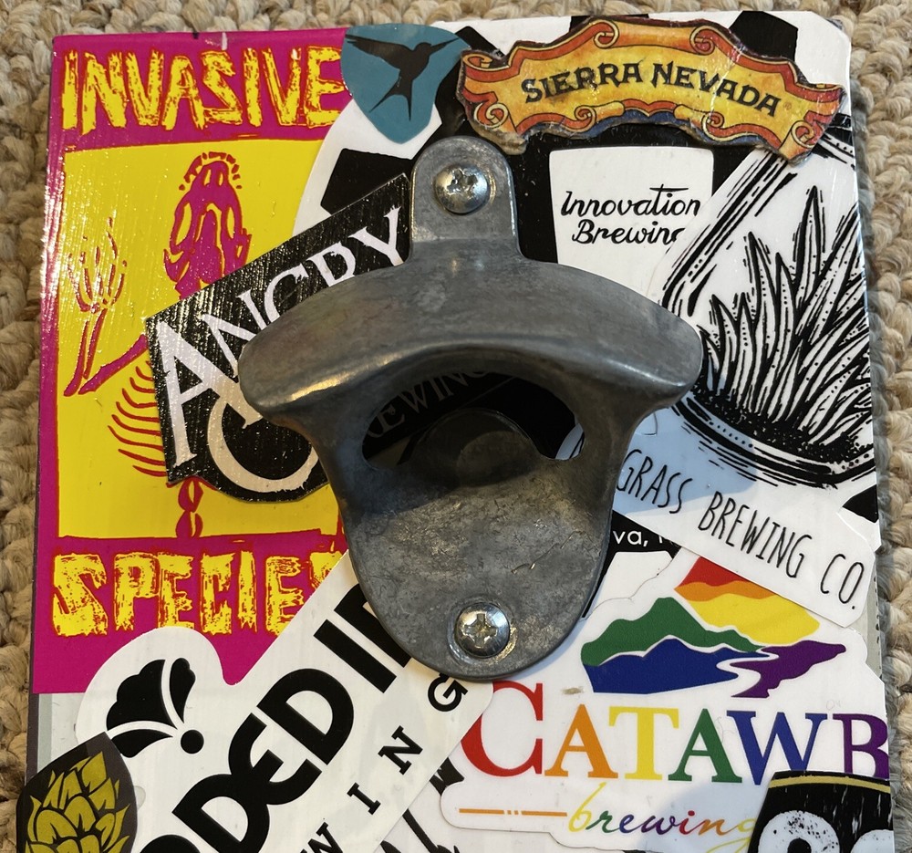 Handcrafted Craft Brewery Bottle Cap Catcher