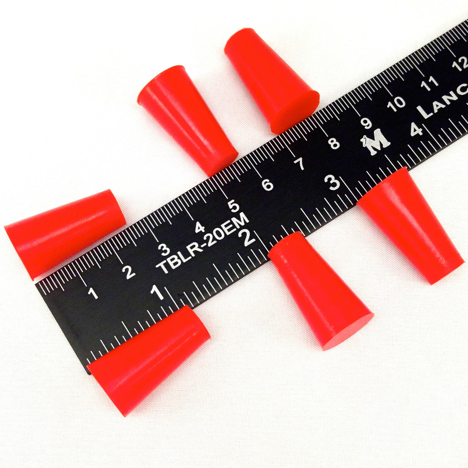 High Temp Masking Supply .375" x .562" STP107 Silicone Rubber Plugs - 25 Pack