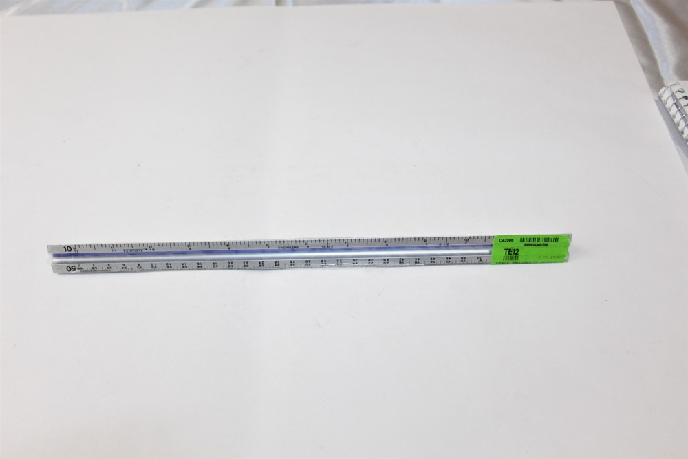 Triangular Scale 12" Solid Aluminum
