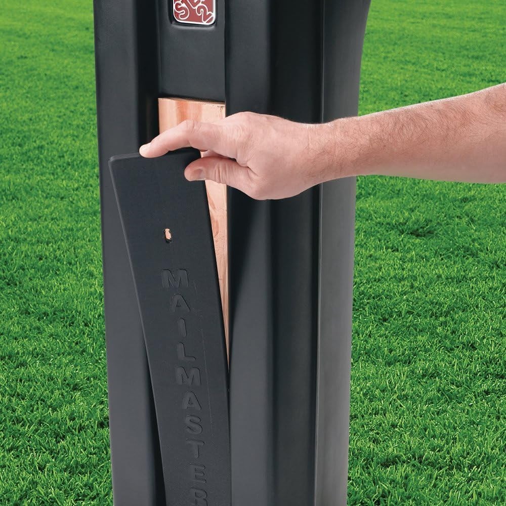 MailMaster Plus Mailbox & Post, Weather Resistant, Large Outdoor Mailboxes, M...