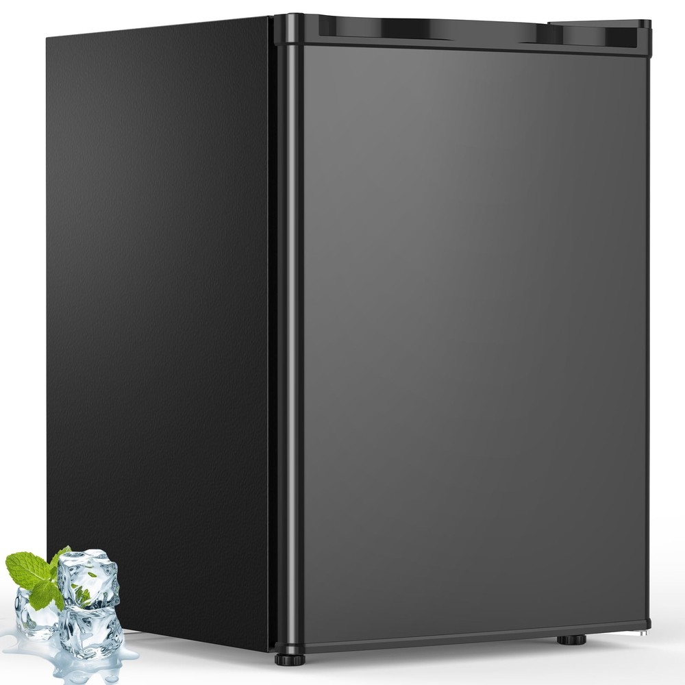 2.6 Cu.ft Mini Fridge with Freezer, Energy Efficient Compact Refrigerator