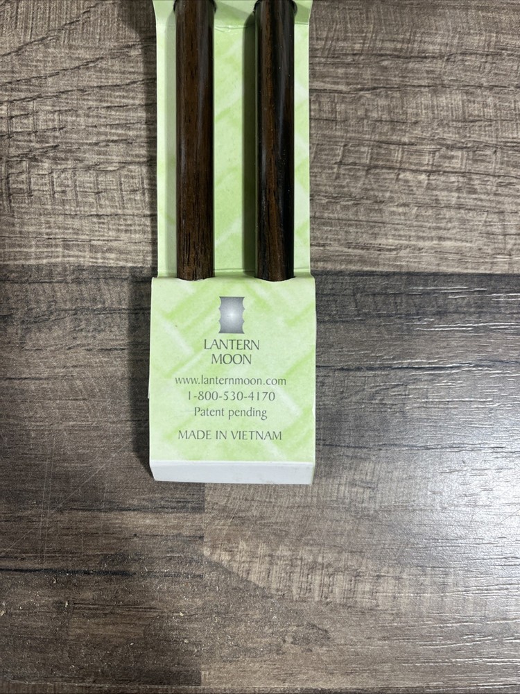 Lantern Moon 10" 25cm Ebony Single Point Knitting Needles US 13 (9mm)