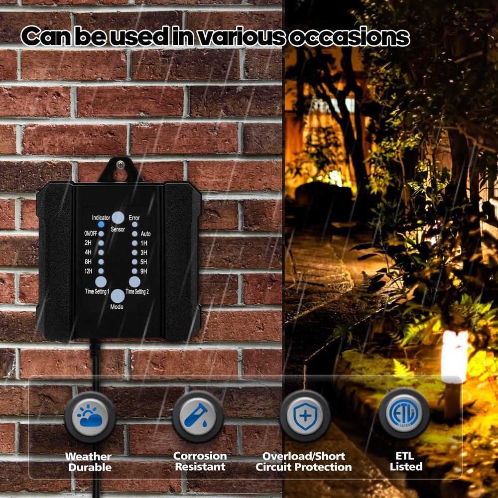 100W Low Voltage Landscape Transformer Weatherproof Low Voltage Transform