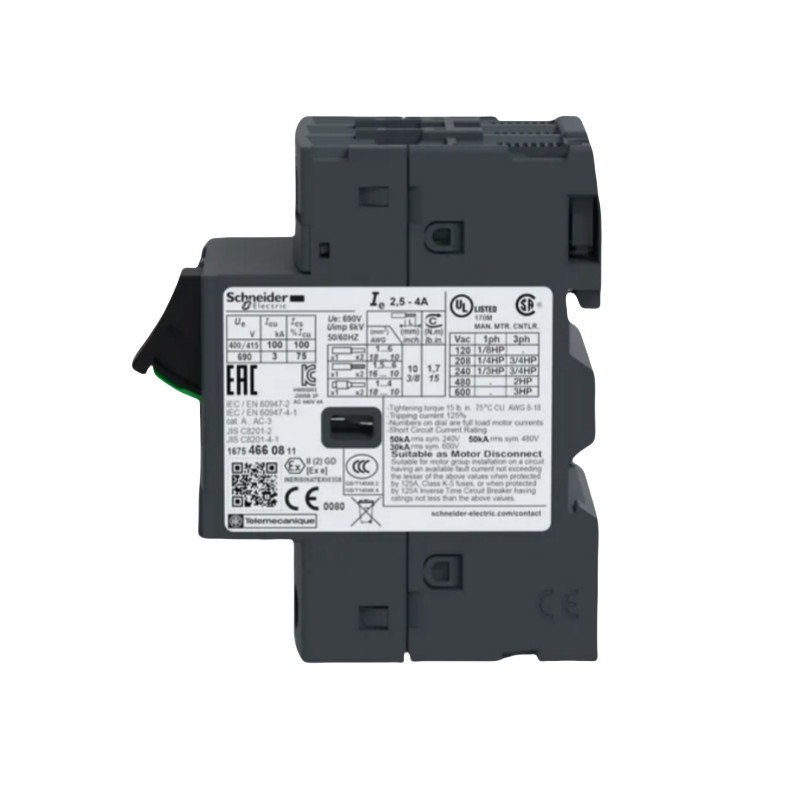 GV2ME08 Schneider NEW Manual Starter Protector: Expedited Shipping, US In-Stock