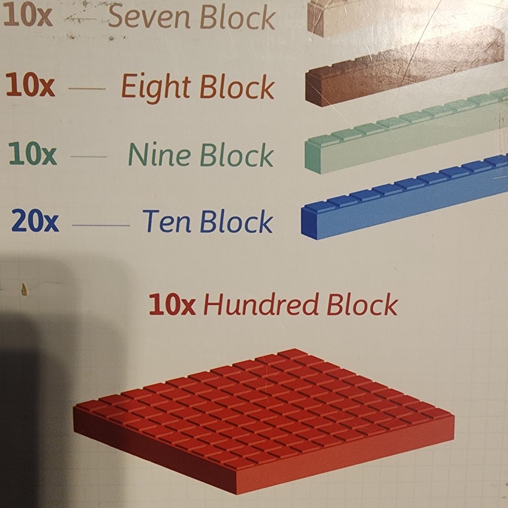 Math-U-See Integer Block Kit Manipulatives Educational Math For ☆Homeschooling☆