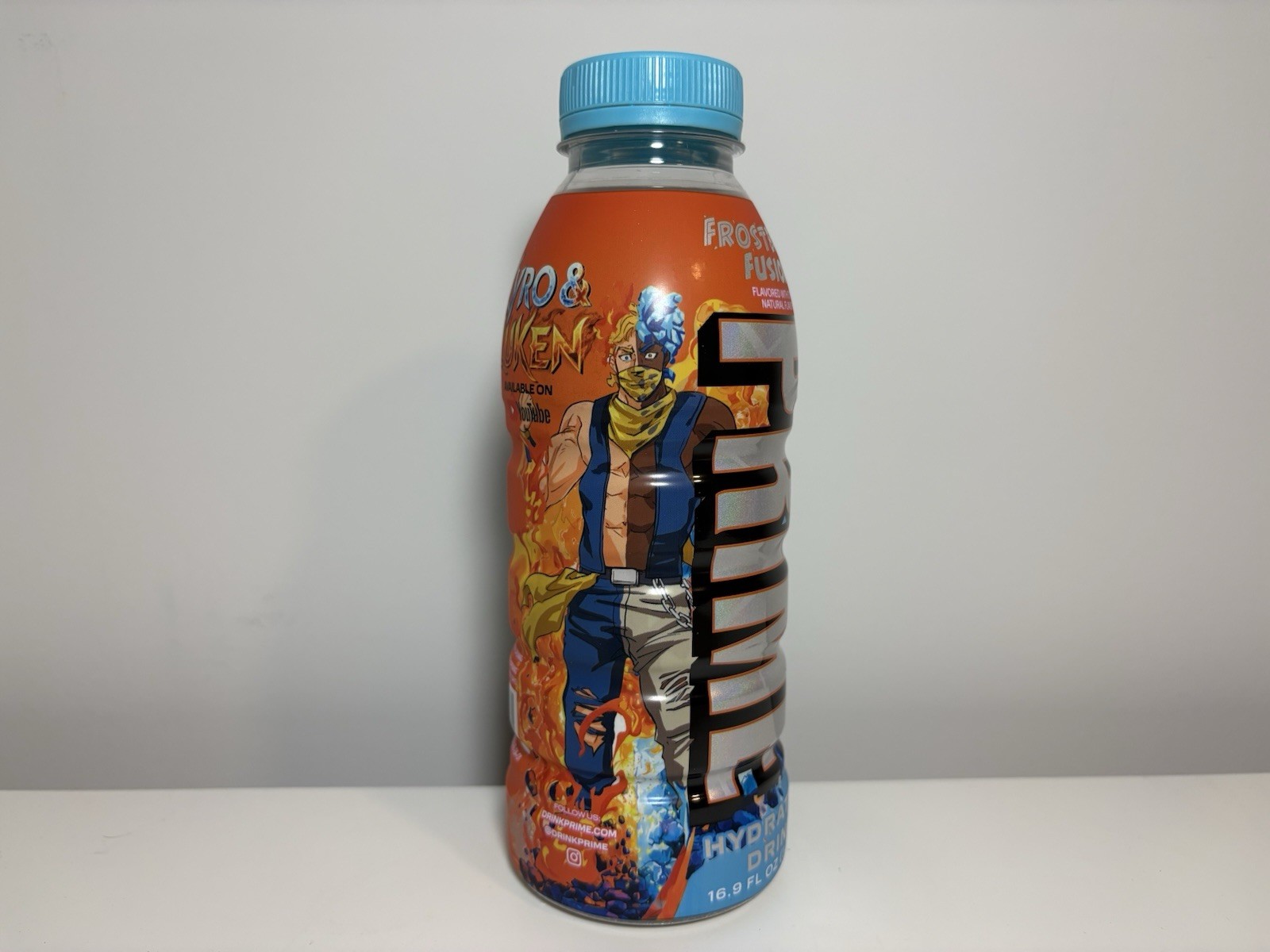Sealed Prime Hydration Frostbite Fusion Limited Ed Kyro Luken RARE Bottle Drink