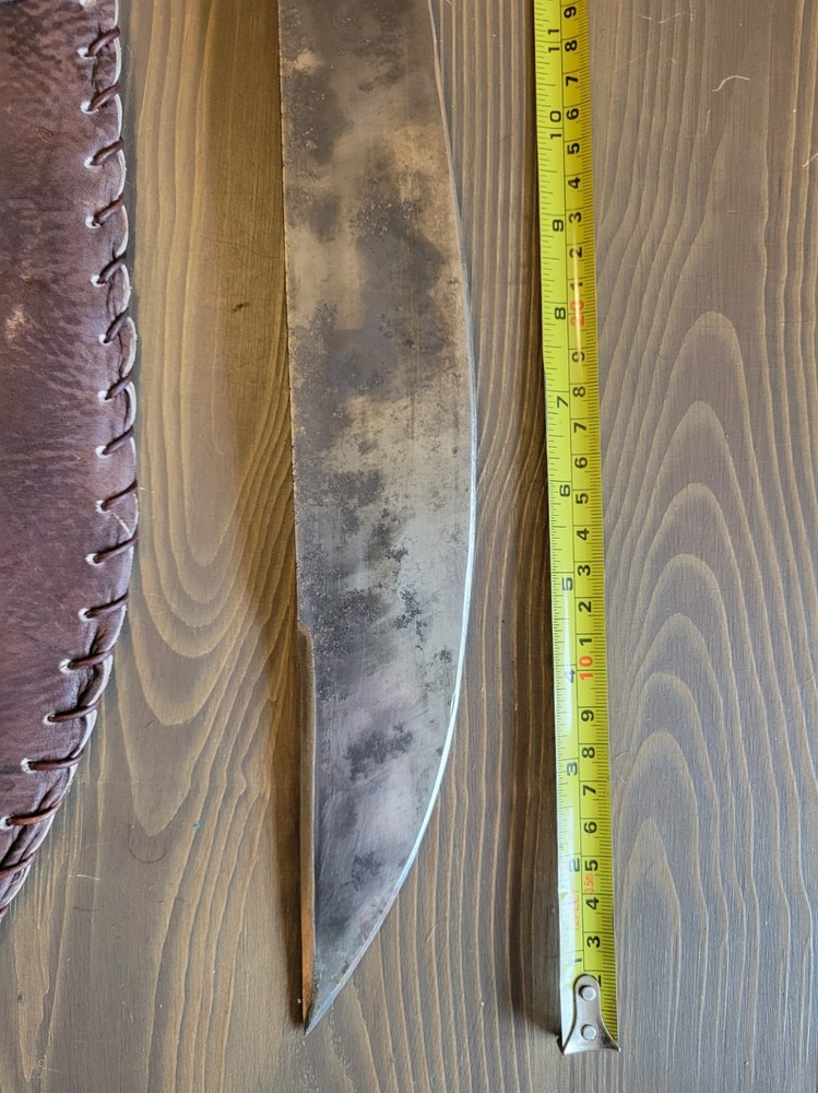 Modified WWI Bolo Dated 1909 w/Custom Sheath