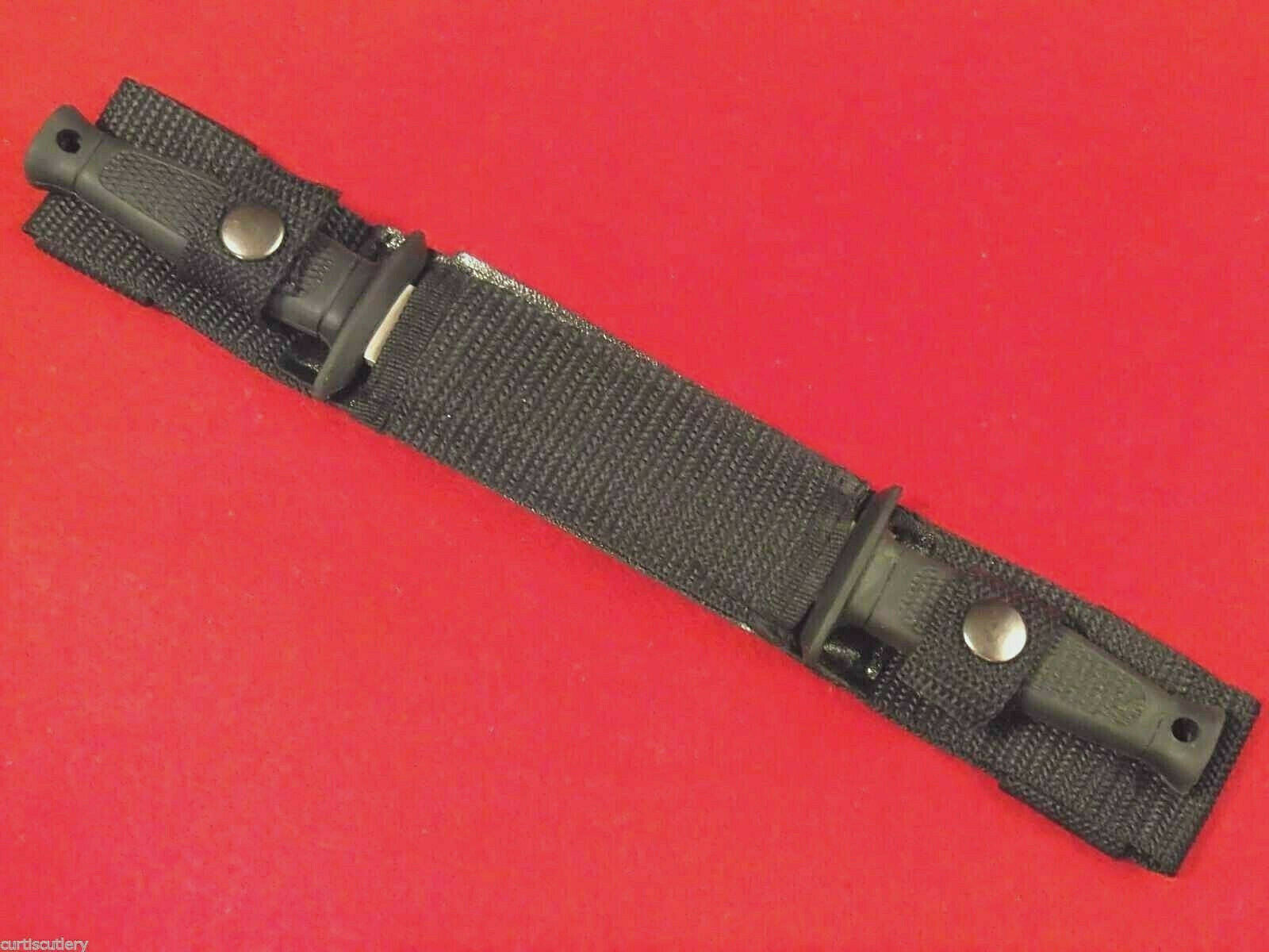 Double Thrower 210233 Black Rubber 2 pc dagger solid tang knives 7" overall NEW