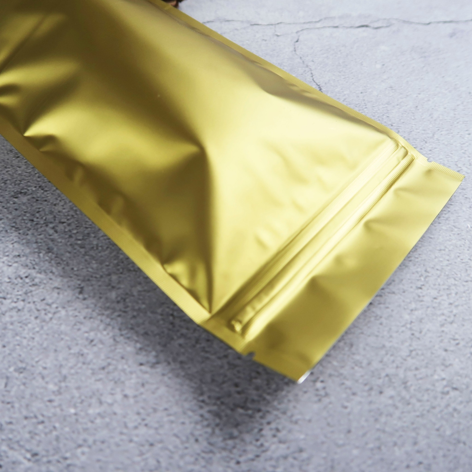 100/500/1000 Gold Mylar Packaging Bags Resealable Candy Cookie Storage Pouch