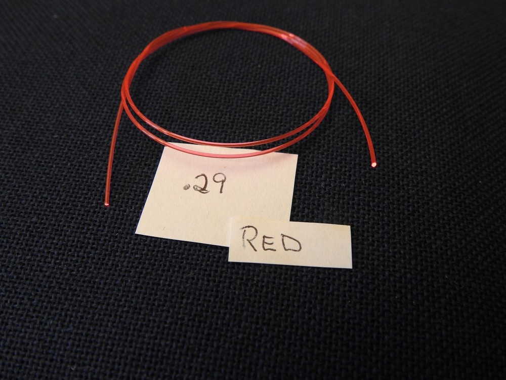 FIBER OPTICS, .029 RED