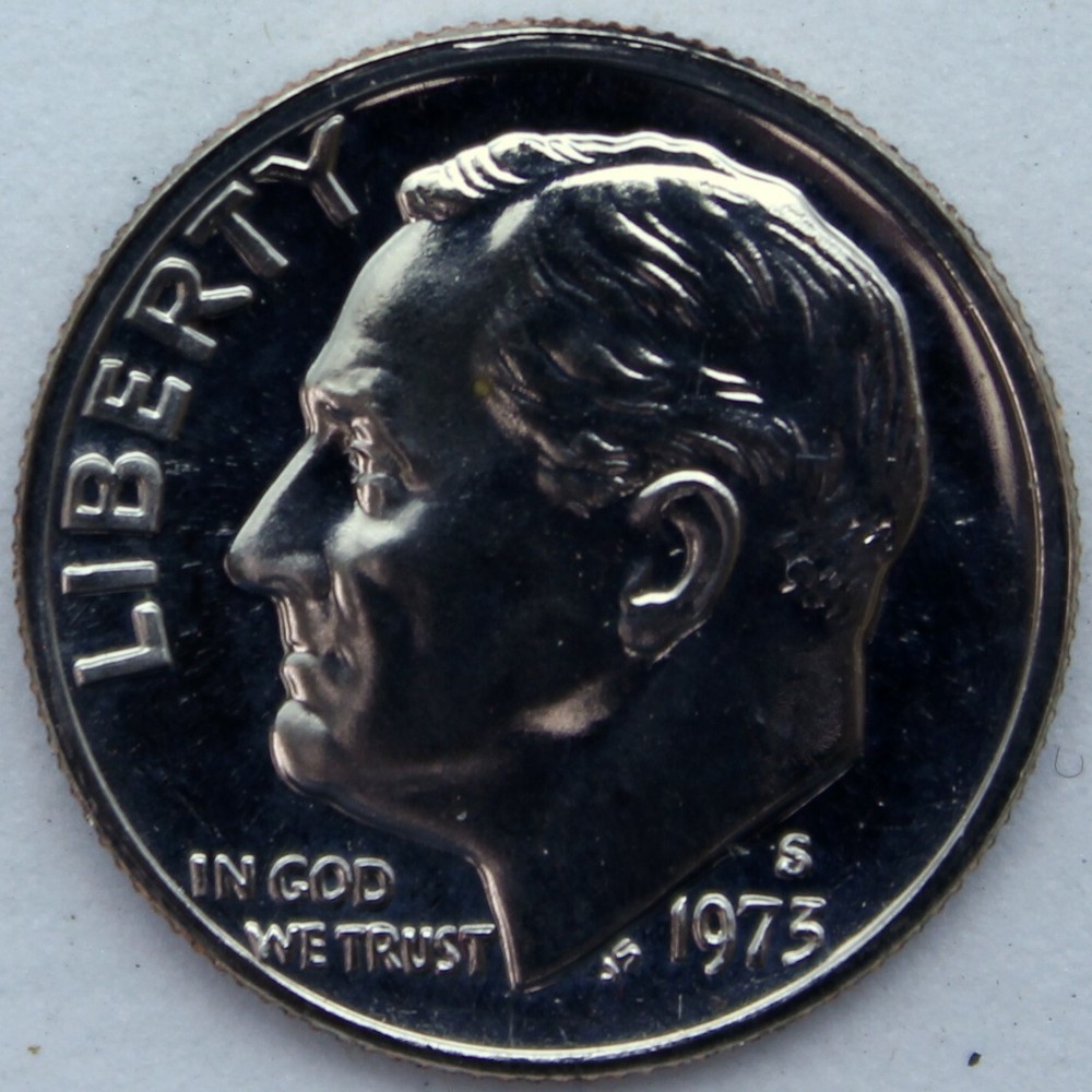 1973-S Proof Roosevelt Dime