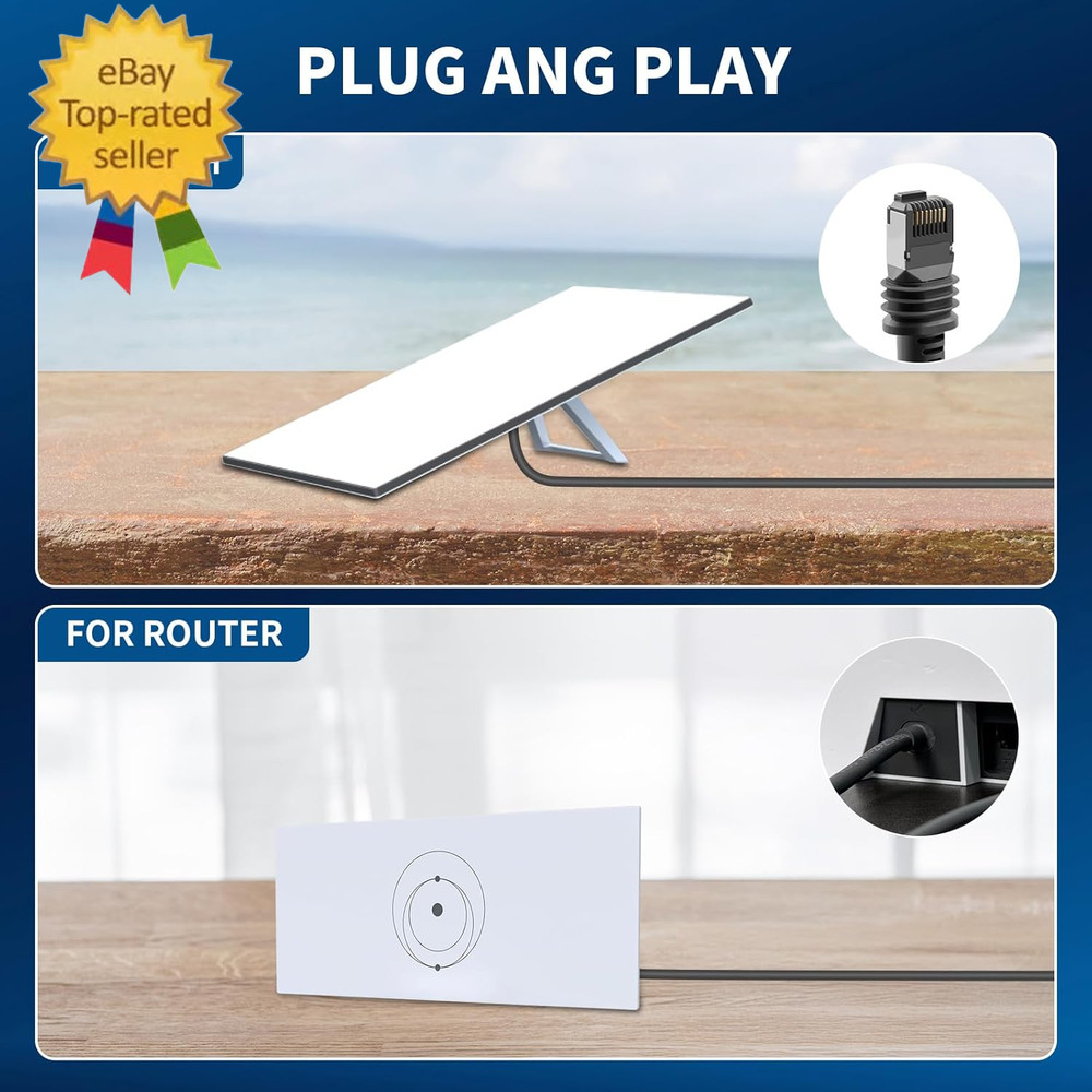 Starlink Gen 3 Cable 75FT/23M, Replacement Extension Ethernet Cable