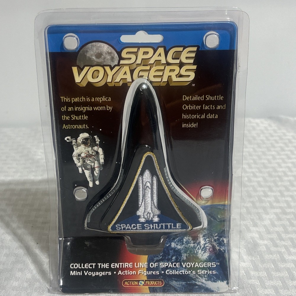Space Voyagers Shuttle Orbiter 2002 With Patch NEW 6"