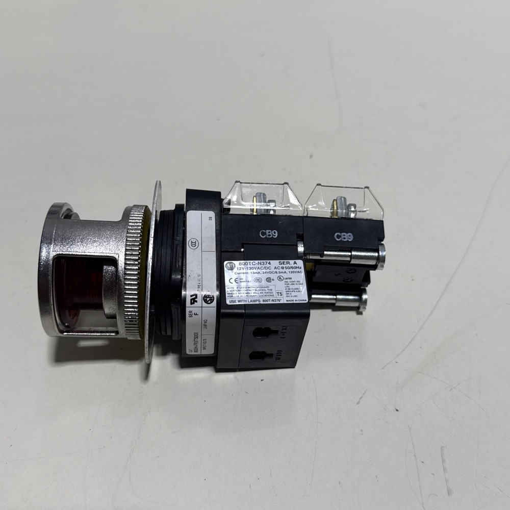 Allen Bradley 800H-FRXTS00X Emergency Stop Push-Pull Device W/ Push Button Guard