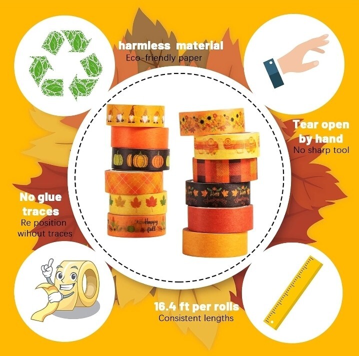 Fall Decorative Tape
