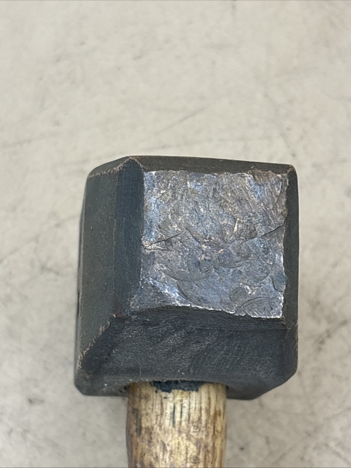 Vintage USA Brass Non-Spark Hammer 3.4 Lbs. Total Weight, #4 HOL-O-HED, SH Corp.