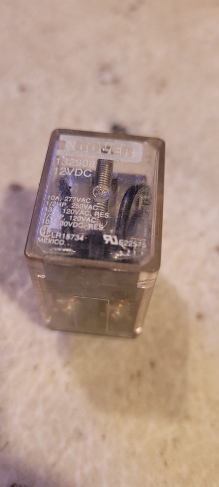 Dover 132908 12VDC Relay