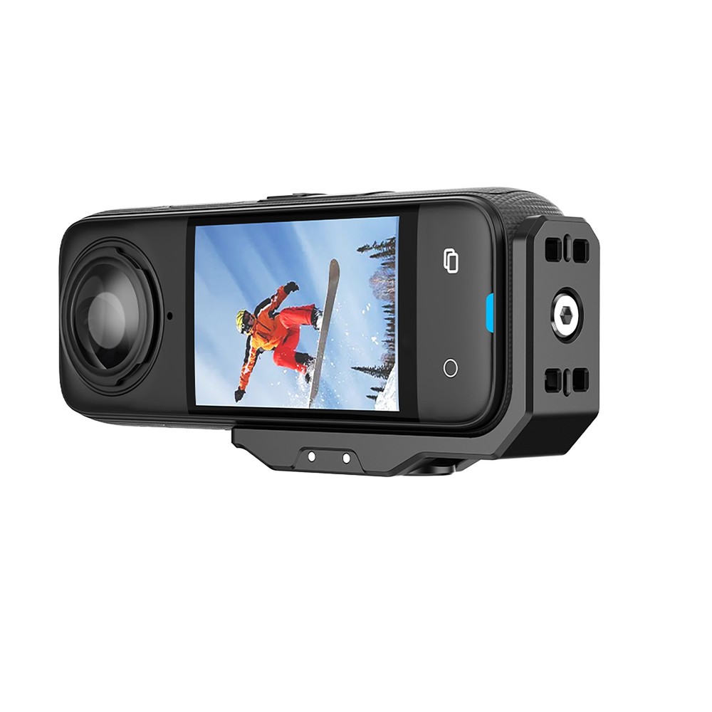 For Insta360 X4 Metal Bracket Adapter Horizontal Shooting Shockproof Bracket