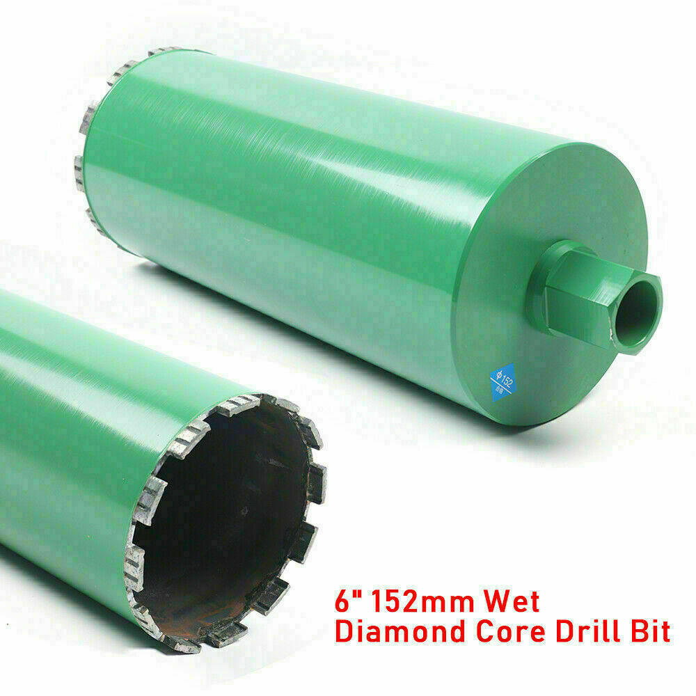 6" Wet Diamond Core Drill Bit for Concrete, Brick & Masonry - 13.5" Depth