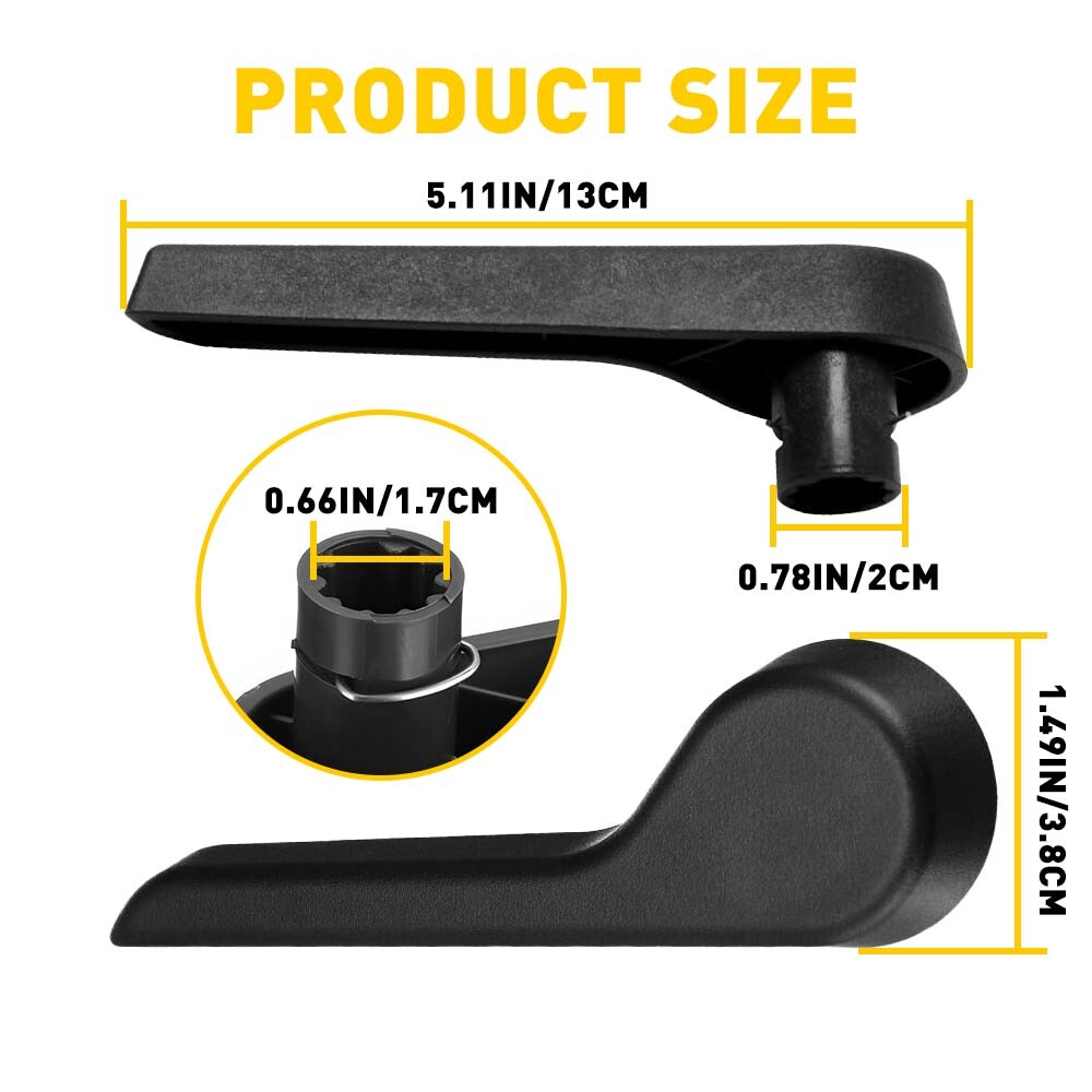 LH Driver SEAT ADJUSTER RECLINER HANDLE LEVER for 07-14 SILVERADO GMC New