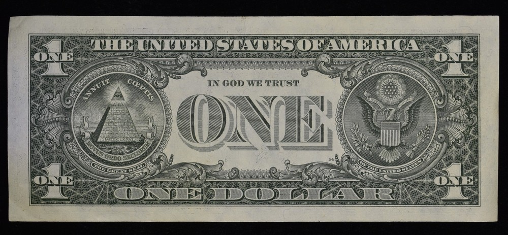 1981-A $1 ERROR NOTE ✪ MIS-ALIGNMENT OFF-CENTER ✪ 3RD PRINT SHIFTED AU ◢TRUSTED◣