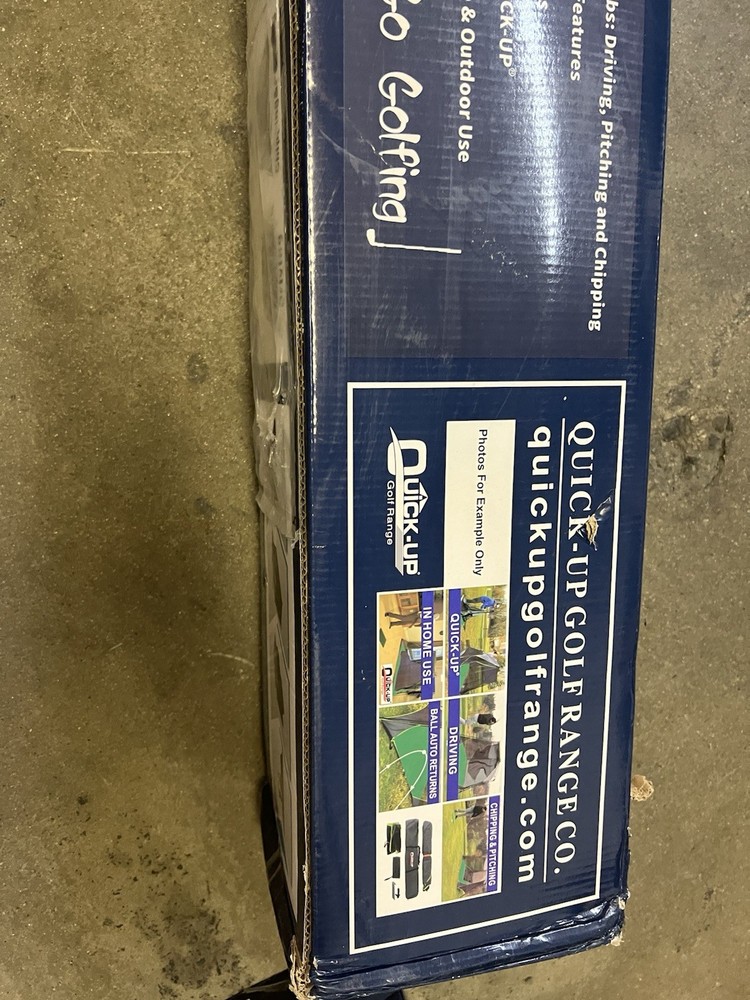 Quick-Up Golf Cage Tent Range Slice Guard Chipping Net Hitting Practice