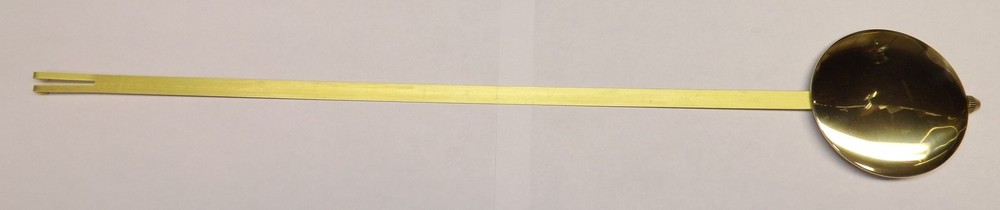 Clock Pendulum For Quartz Movement Double Hook Takane Quartex ADJUSTABLE LENGTH