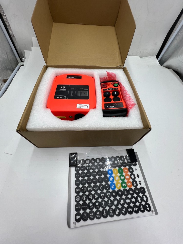 Bison Industrial Wireless Radio Remote Controller Q200 Input AC/DC 24-264V