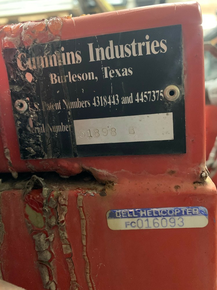 Cummins Industries Fire Pump with Wisconsin Diesel Engine