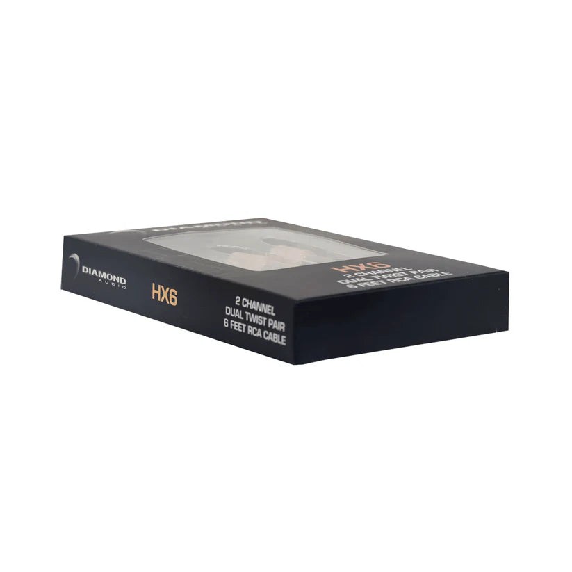 Diamond Audio HX6 6Ft Two Channel RCA Cable