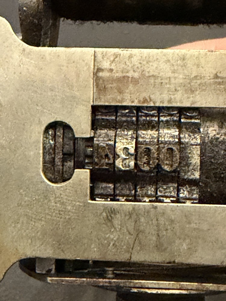 Bates Numbering Machine Style A – 5 Wheels – Serial 805908 – Working