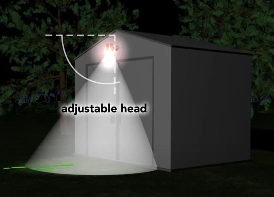 New Mr. Beams NetBright Motion Activated Spotlights 2-PK MBN391, White