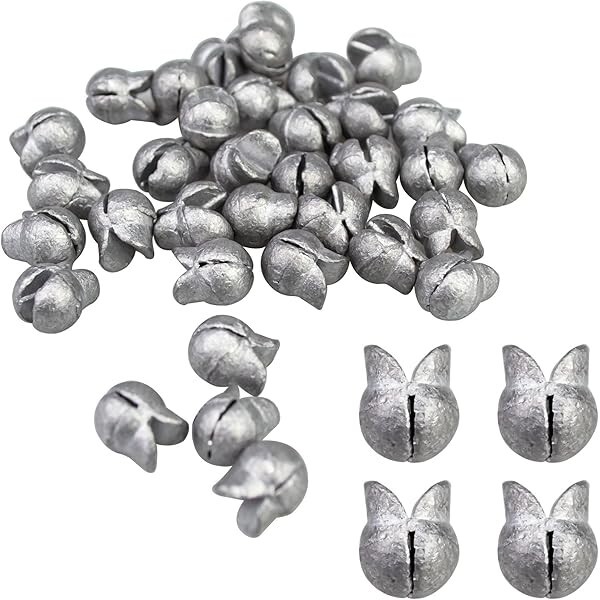 (6) Packs Water Gremlin New Removable Split Shot Sinkers Size- PSS-3/0 New