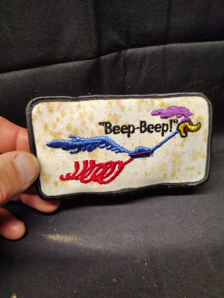 Vintage Mopar Roadrunner Patch Beep Beep 1970