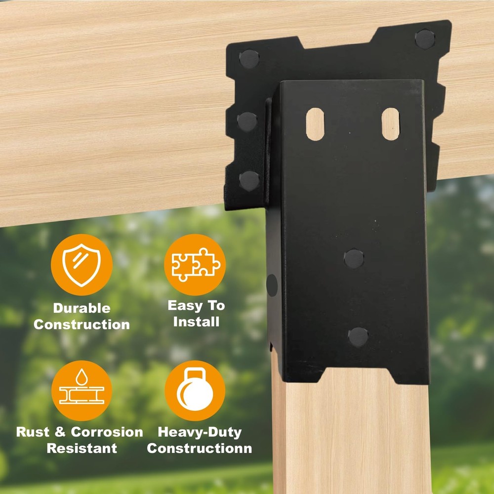 4x4 Outdoor Multi-Use Angle Brackets,Platform Bracket for Deer Stand Brackets