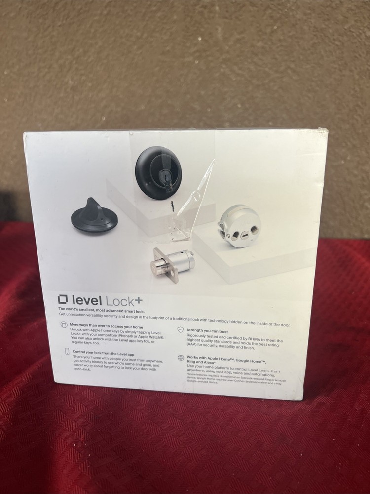 Level Lock+ Smart Lock - Matte Black - CF14U