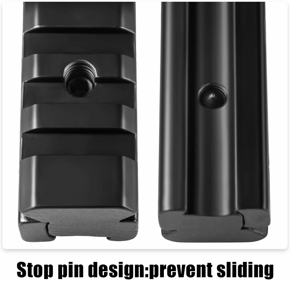 155mm Extended Flat Scope Mount Base Riser 20mm Weaver Picatinny Rail Mount