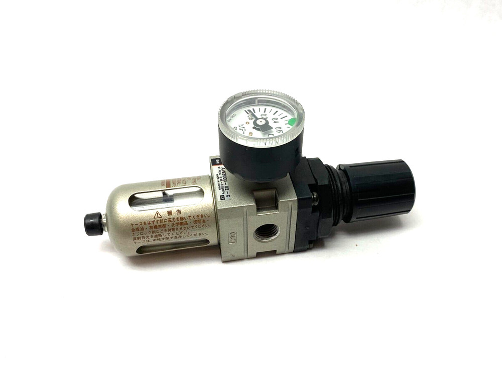 SMC AW2000-02-C Modular Pneumatic Regulator w/ Gauge