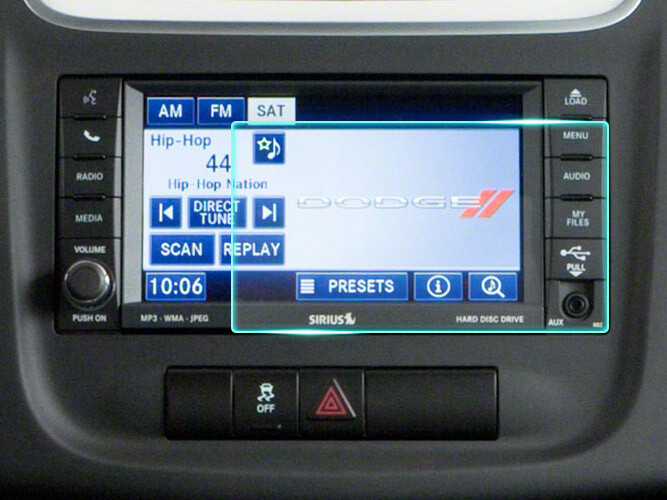 Crystal Clear Screen Protector for 2012 Dodge Avenger Vehicle Navigation
