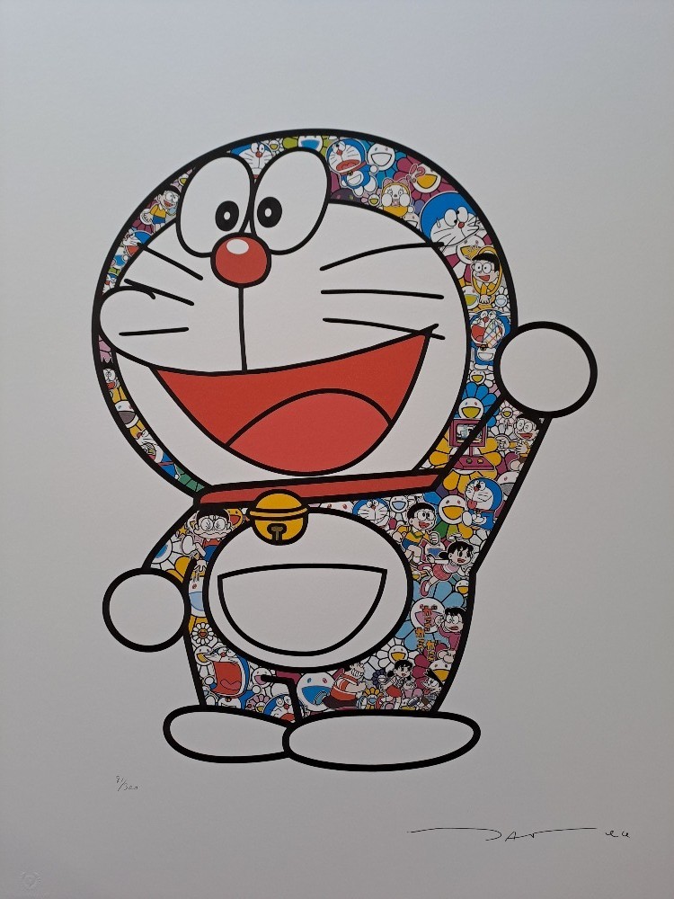 Murakami Takashi Signed - Doraemon: Here We Go! - Certificate