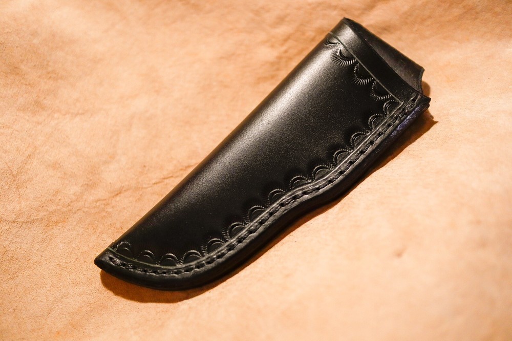 Custom Leather Sheath for Buck 103