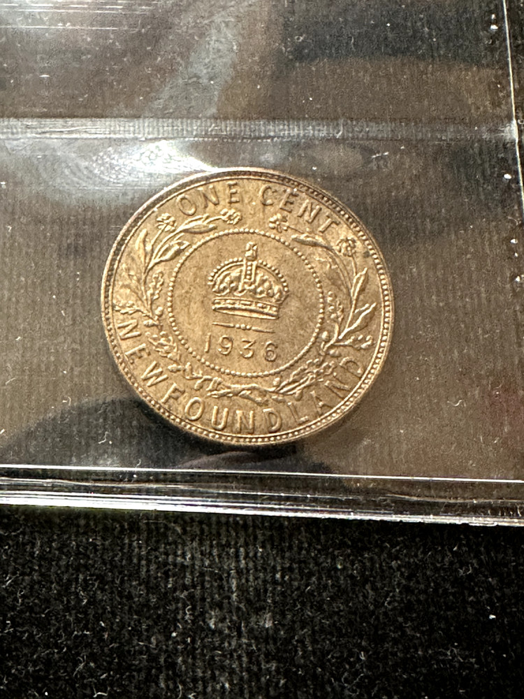 1936 Newfoundland Large ¢1 Cent, ICCS Graded**MS-64**