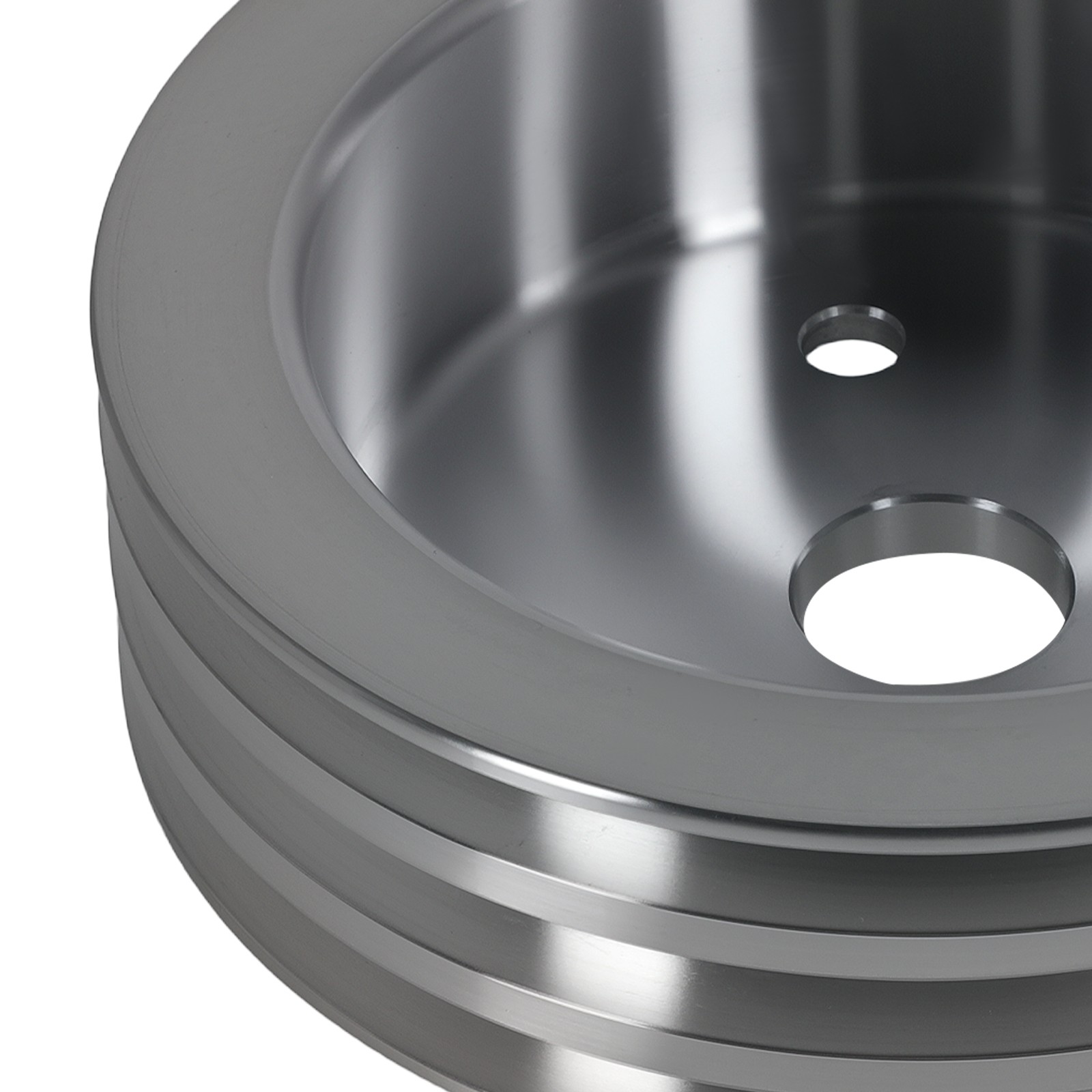 Aluminum Triple 3 Groove BIG BLOCK Crankshaft Pulley for Chevy 396 454 BBC