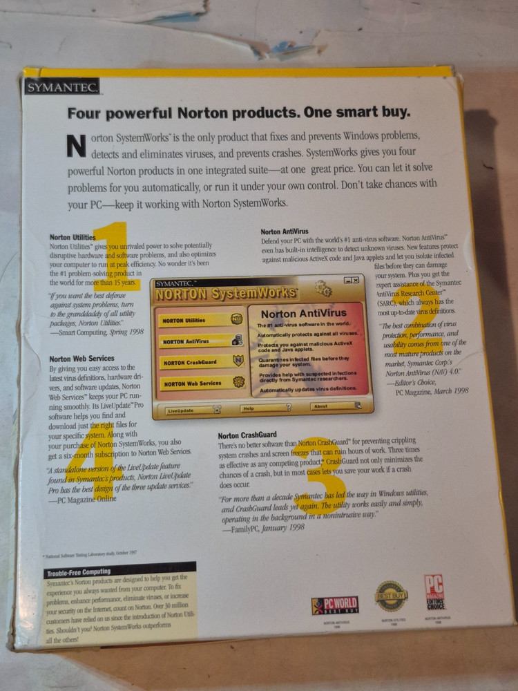 Norton System Works Win 98 95