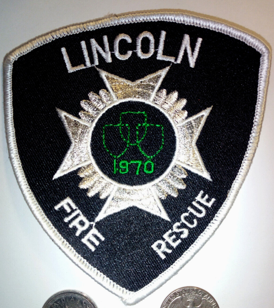 Lincoln Fire Rescue Patch Badge Crest