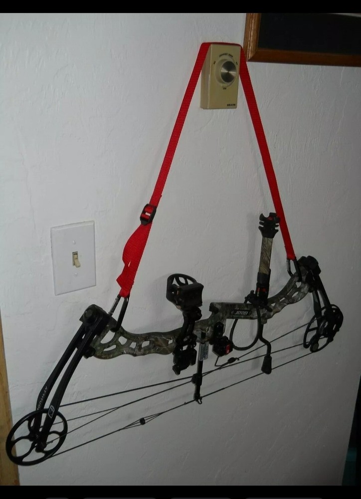 NEW Orange Adjustable Compound Bow Strap